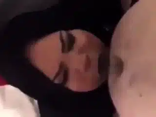 Muslim hijabers sucking circumcised cocks