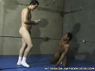 Interracial Gay Messy Blowjob